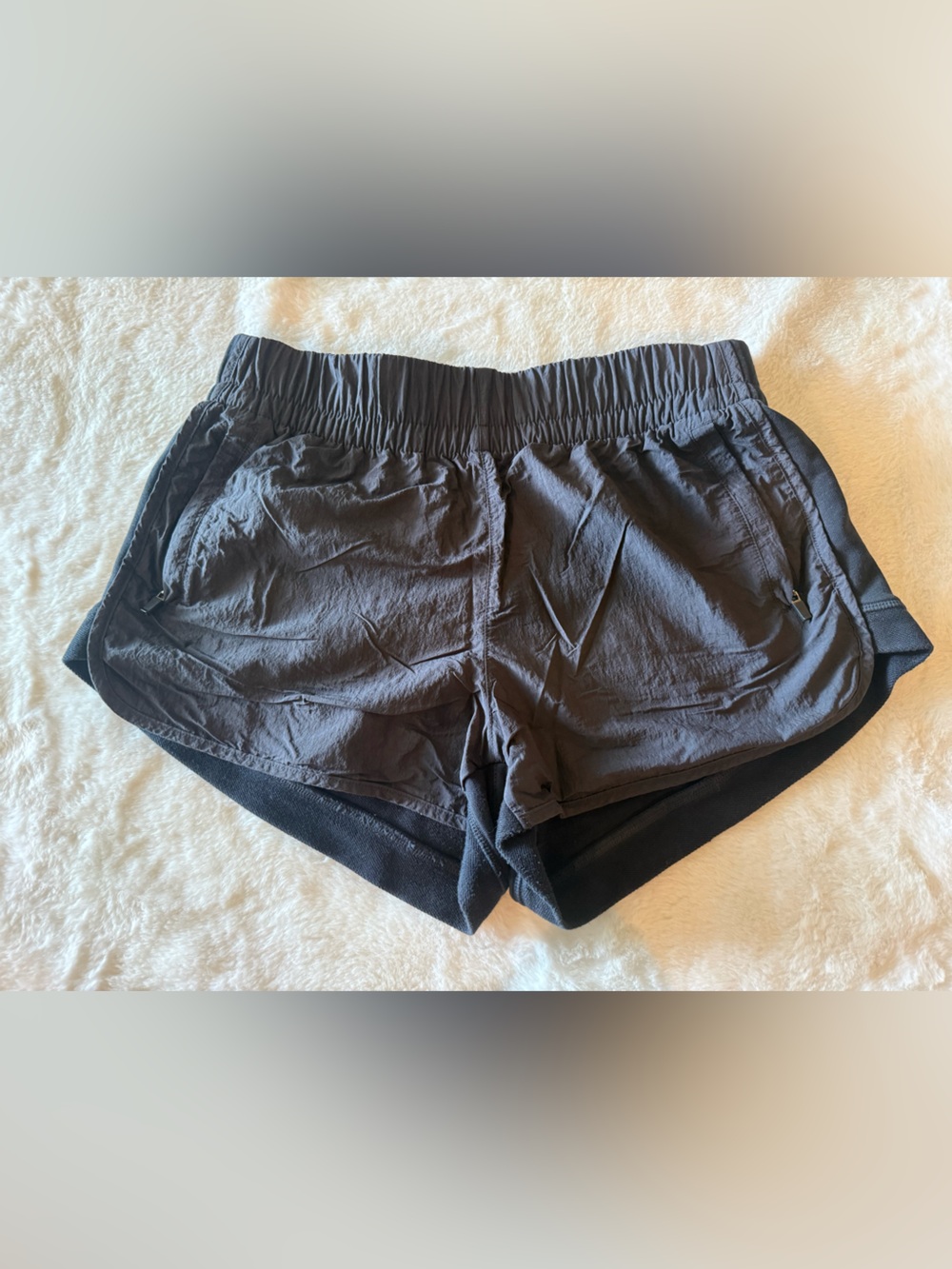 Women's Heavyweight Black Athletic shorts